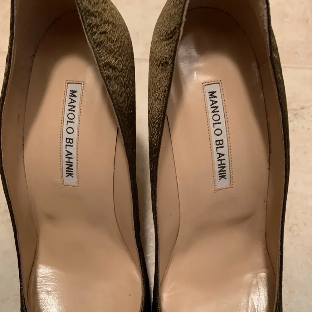 Manolo Blahnik Heels Shoes Size:11.5 - Picture 2 of 5